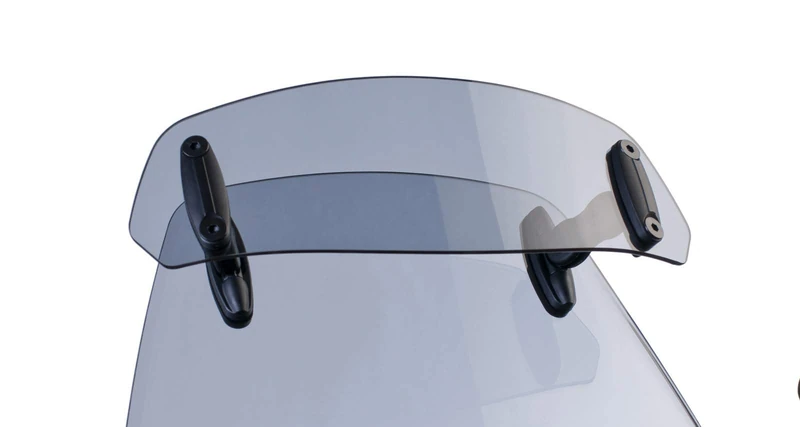 Puig 6007H Adjustable Visor, with Template, 230 x 90mm, Smoky