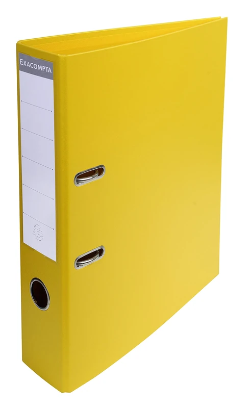 Exacompta - Ref. 58749E - Box of 50 A4 Export lever arch files - delivered flat - Spine 70 mm - Mechanical 75 mm - External dimensions: 32 x 29 x 7 cm - Format to file A4 - Colour: Yellow