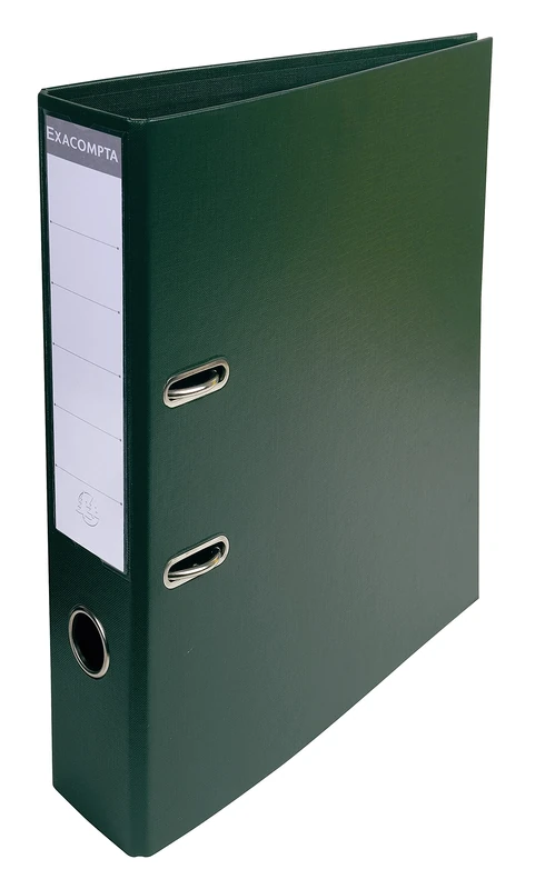 Exacompta - Ref. 58753E - Box of 50 Export A4 lever arch files - delivered flat - Spine 70 mm - Mechanical 75 mm - External dimensions: 32 x 29 x 7 cm - Format to file A4 - Colour: Dark green
