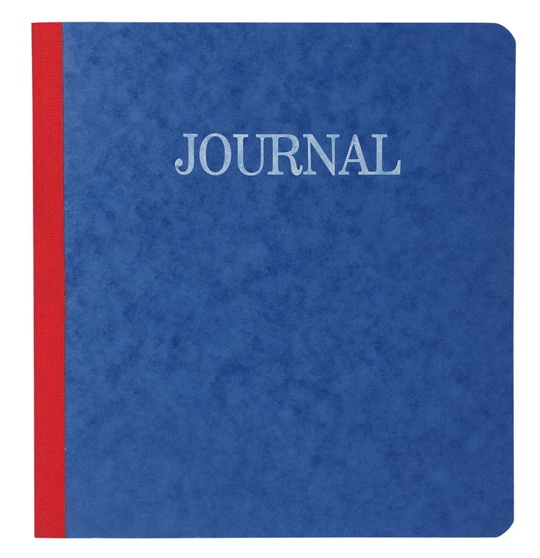 Exacompta - Ref 900E - Box of 5 Journal Stitches - Vertical Format 210 x 190 mm - 80 folioted Pages - FSC Certified Glossy Card Cover - 4 Colours Blue, Yellow, red, Green