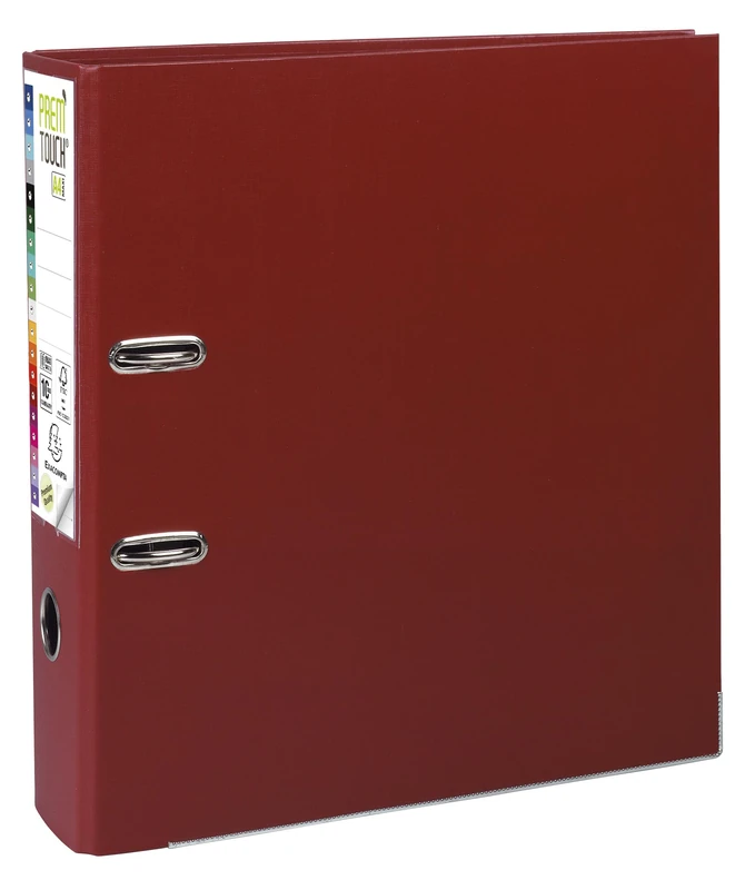 Classeur a levier prem'touch interieur et exterieur en polypropylene - dos 80mm - a4 maxi