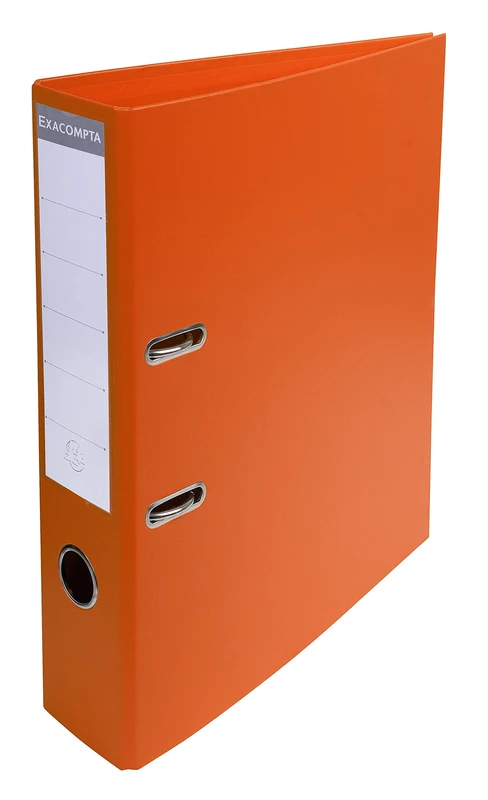 Exacompta - Ref. 58744E - Box of 50 A4 Export lever arch files - delivered flat - Spine 70 mm - Mechanical 75 mm - External dimensions: 32 x 29 x 7 cm - Format to file A4 - Colour: Orange