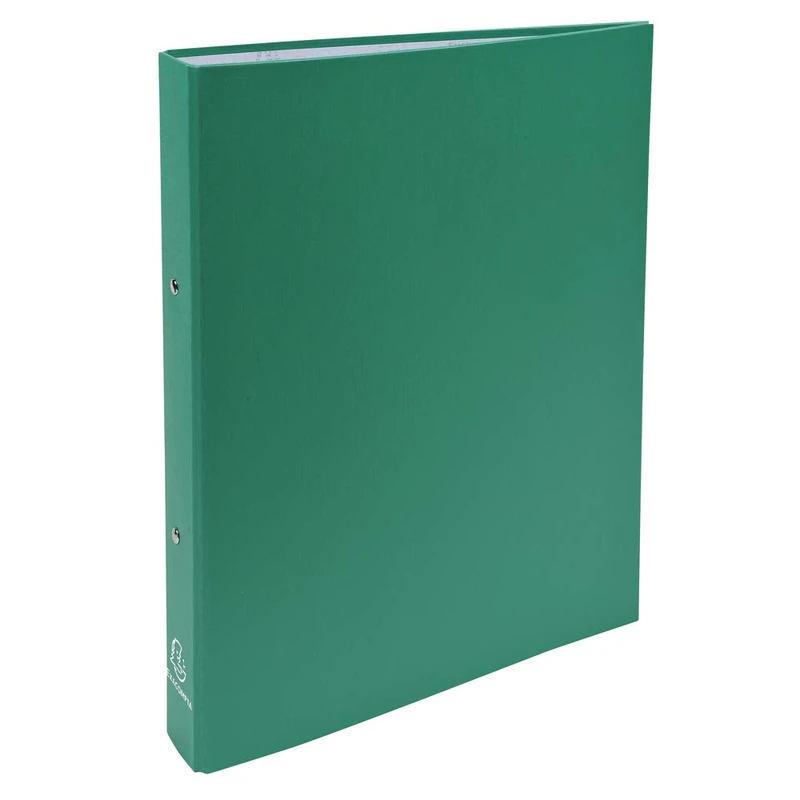 Exacompta - ref. 54373E - Box of 20 rigid PP binders - 2 round rings, diameter 30 mm - Spine 40 mm - External dimensions: 32 x 26 cm - Format to file A4 - Colour: green