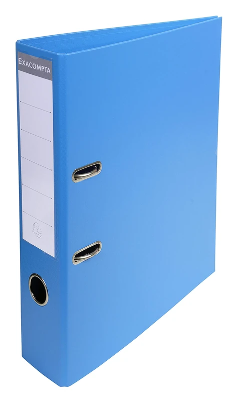 Exacompta - Ref. 58742E - Box of 50 A4 Export lever arch files - delivered flat - Spine 70 mm - Mechanical 75 mm - External dimensions: 32 x 29 x 7 cm - Format to file A4 - Colour: Blue - Image 1