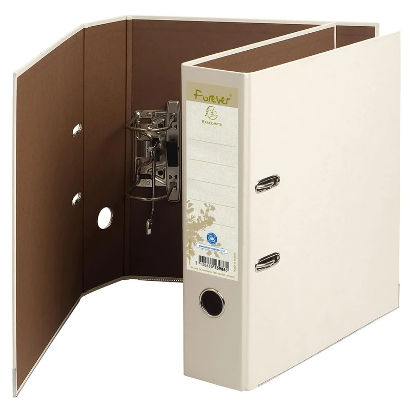 Classeur a levier remborde papier dos 80mm forever - a4 maxi