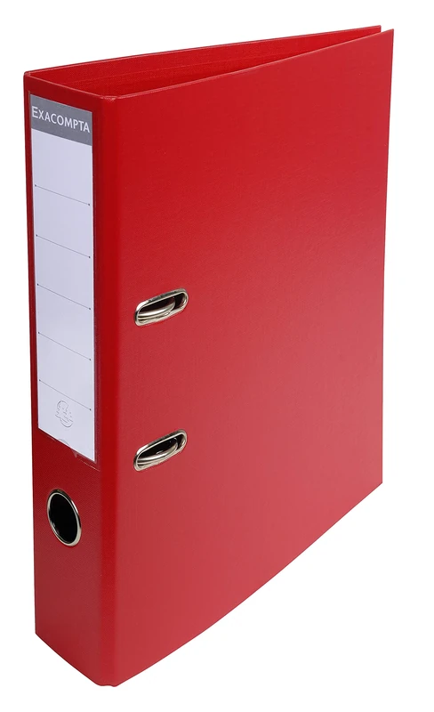Exacompta - Ref. 58745E - Box of 50 A4 Export lever arch files - delivered flat - Spine 70 mm - Mechanical 75 mm - External dimensions: 32 x 29 x 7 cm - Format to file A4 - Colour: Red