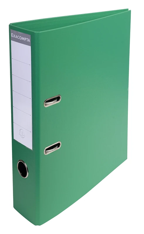 Exacompta - Ref. 58743E - Box of 50 A4 Export lever arch files - delivered flat - Spine 70 mm - Mechanical 75 mm - External dimensions: 32 x 29 x 7 cm - Format to file A4 - Colour: Green