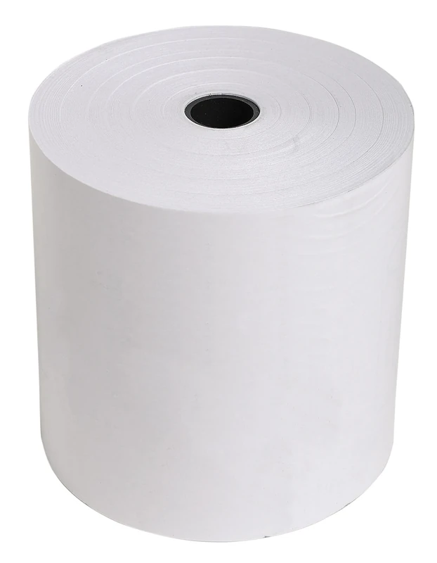 Exacompta - Ref 43807E - Box of 50 Rolls for Receipts - Width 80 mm x Diameter 72 mm - Mandrel 12 mm - 1 Thermal ply 48 g/m² BpA Free - Yardage (+ or - 2 m): 76 m - White