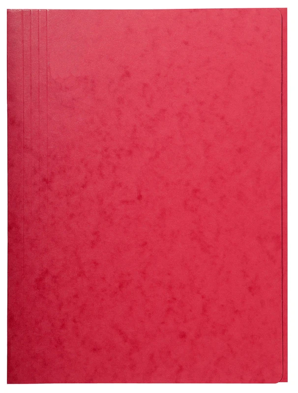Exacompta 25 simple folders without elastic red