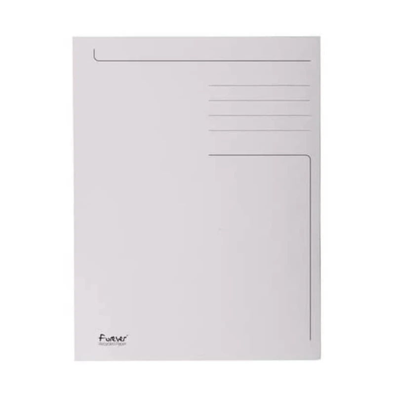 Exacompta 50 printed rigid folders Forever® Blue Angel grey