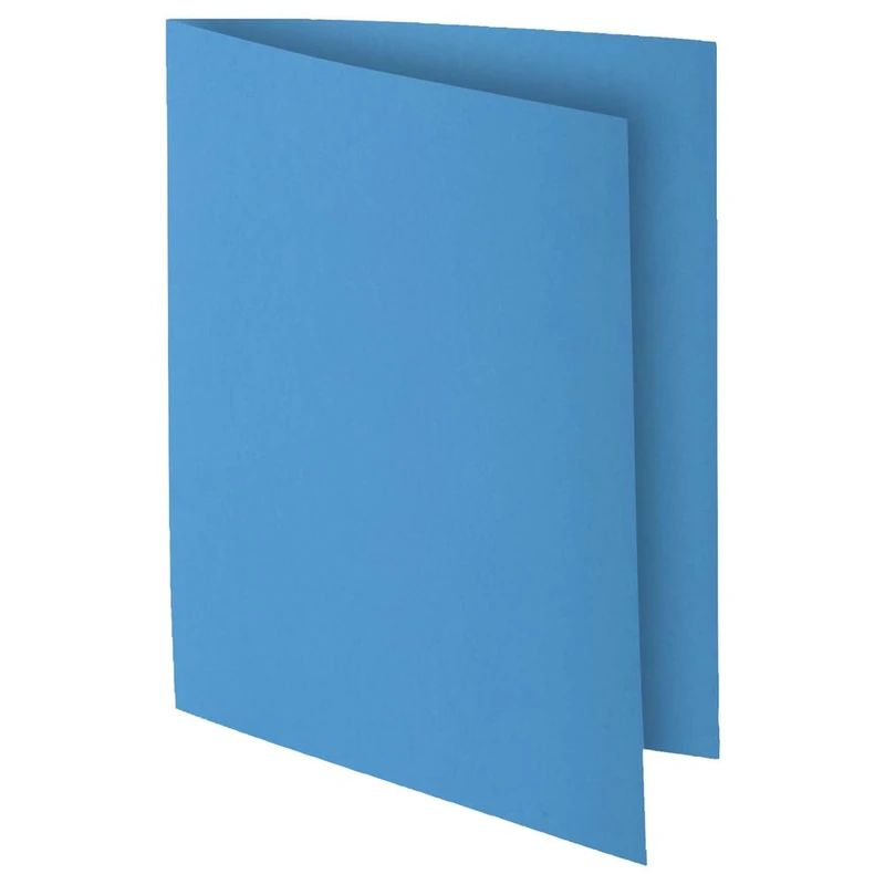 Exacompta 24 x 32 cm Bahia 10 Square Cut Folders - Turquoise