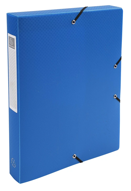 Exacompta 59782E Pack of 8 Filing Boxes - Light Blue A4