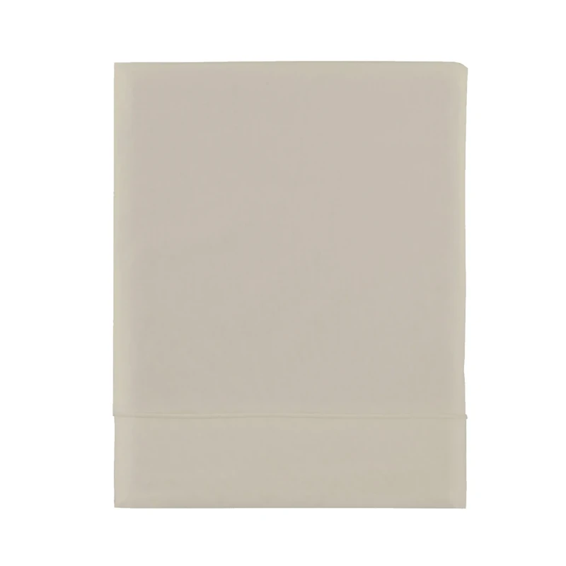 ESSIX Royal Line Percale Cotton Duvet Cover, linen, 200 x 200 cm