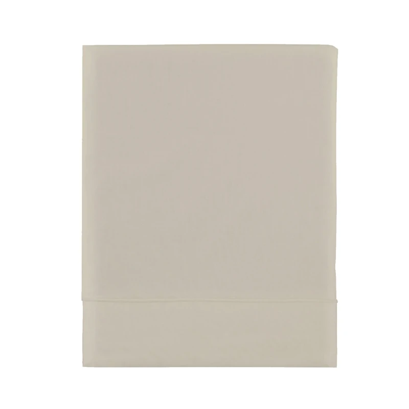 ESSIX Royal Line Percale Cotton Duvet Cover, linen, 220 x 240 cm