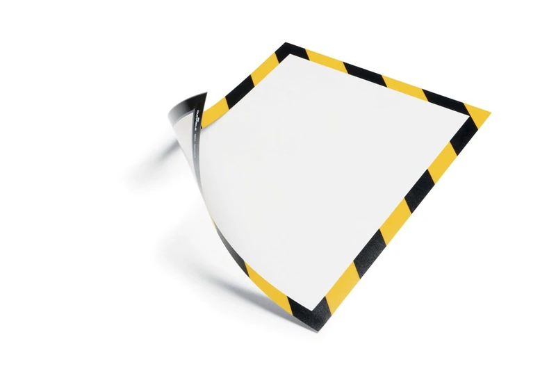 Durable Duraframe Magnetic A4 Safety Signage Frame - 5 Pack