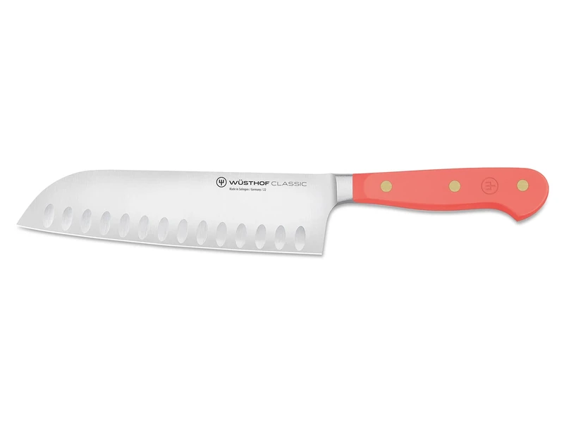 WÜSTHOF Classic Coral Peach 7" Santoku Knife