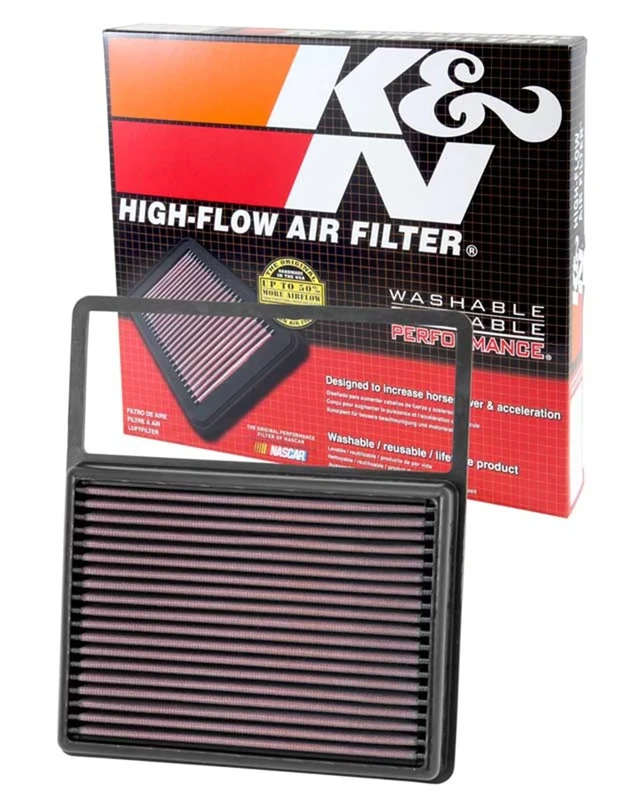 K&N Filters 33-5001 Washable and Reusable Car Air Filter