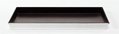Pentole Agnelli Pastry & Pizza Non Stick Rectangular Baking Pan, Dimension 40 x 30 x 3 Cm, Aluminium Alloy 3003, Black, 40 x 30 cm