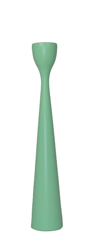 Freemover Rolf M Beech Wood Candlestick Pastel Turquoise 5.5 cm