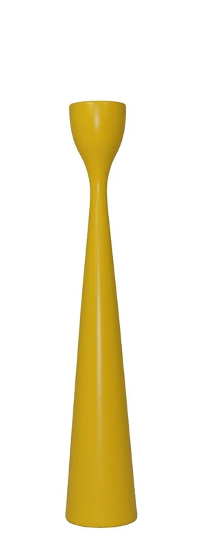 Freemover Rolf Beech Candle Holder Yellow 33cm