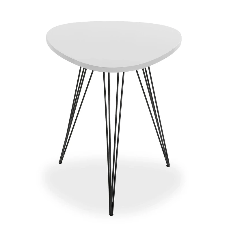 Versa - Lacquered white auxiliar table SEATLE