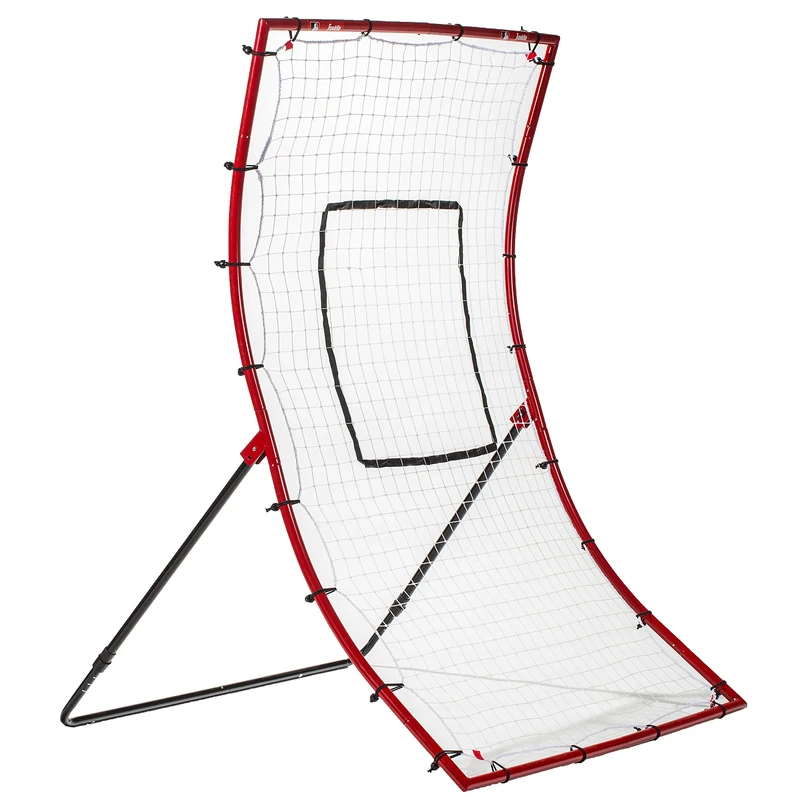 Franklin Sports Baseball Rebounder Net - Baseball + Softball Pitchback Net + Pitchback Target - All Angle Bounce Back Net - Return Fielding Trainer - 48"