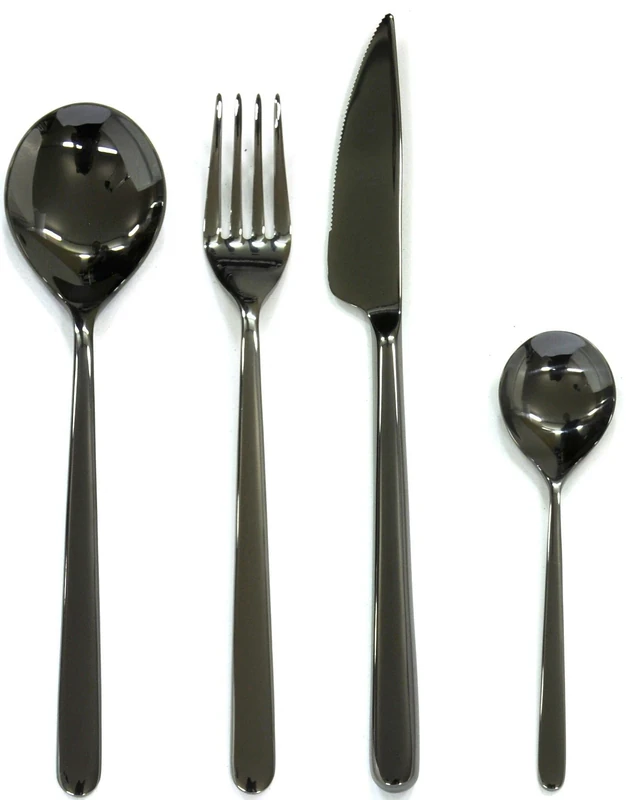MEPRA Linea Oro Nero Table Place Cutlery Set, 108744101 - Image 1