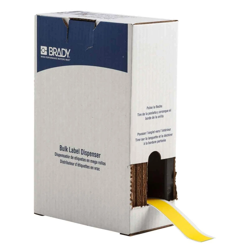 Brady BM71C-1000-854-YL ToughWash Metal Detectable Material for the BMP71 - Image 1