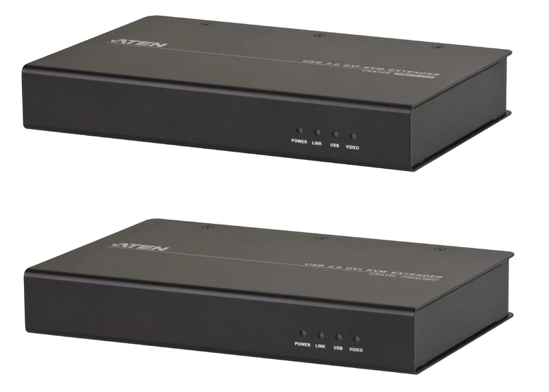 ATEN CE610 100 m USB 2.0 DVI KVM Extender - Black