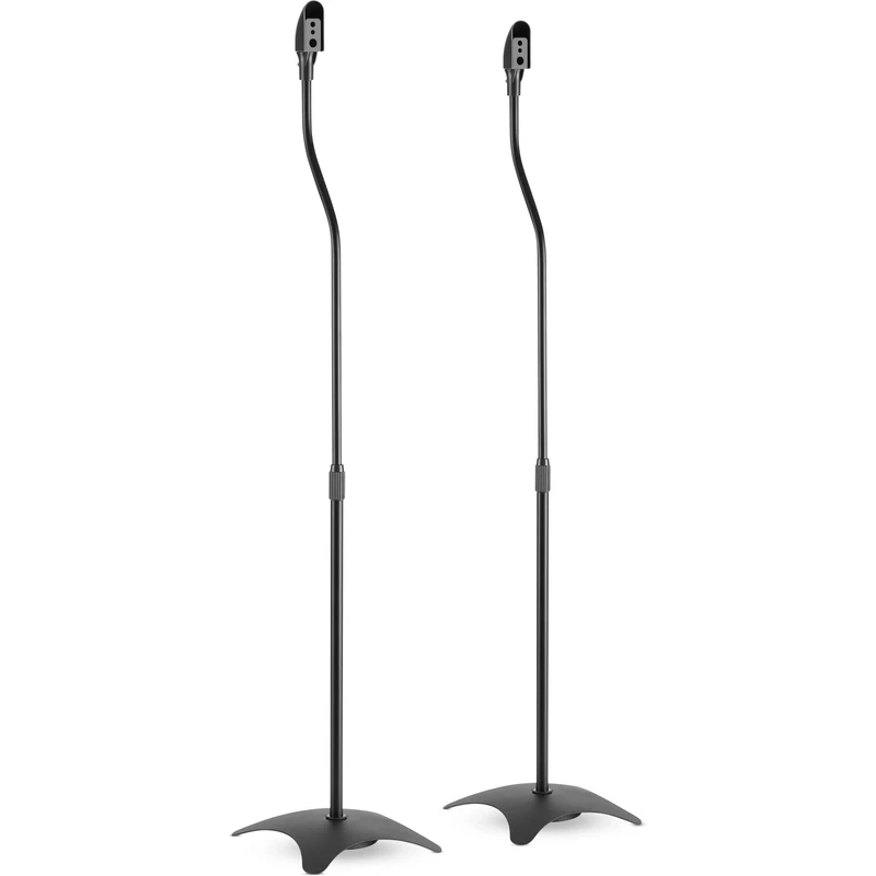 InLine 23126C Telescopic Speaker Stands 68-110 cm Pack of 2 Black