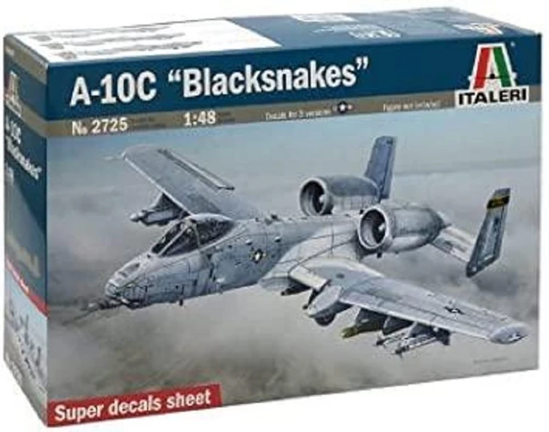 Italeri 510002725 A-10C Blacksnakes Model Aircraft 1:48