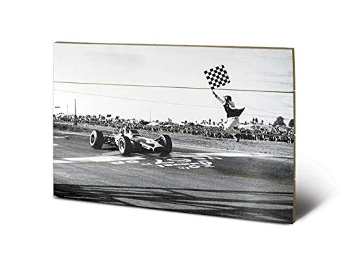 Pyramid International Monaco 13 Print, Wood, Multi-Colour, 40 x 59 x 1.3 cm