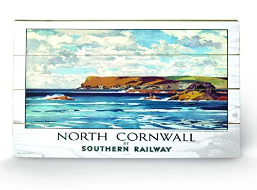 Pyramid International Cornwall 6 Wood Print - 45 x 76 cm