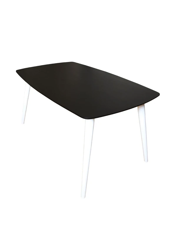Premier Housewares Dining Table, Black/White