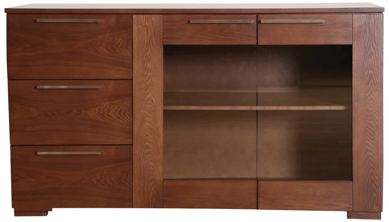 Premier Housewares Sideboard, Walnut Veneer