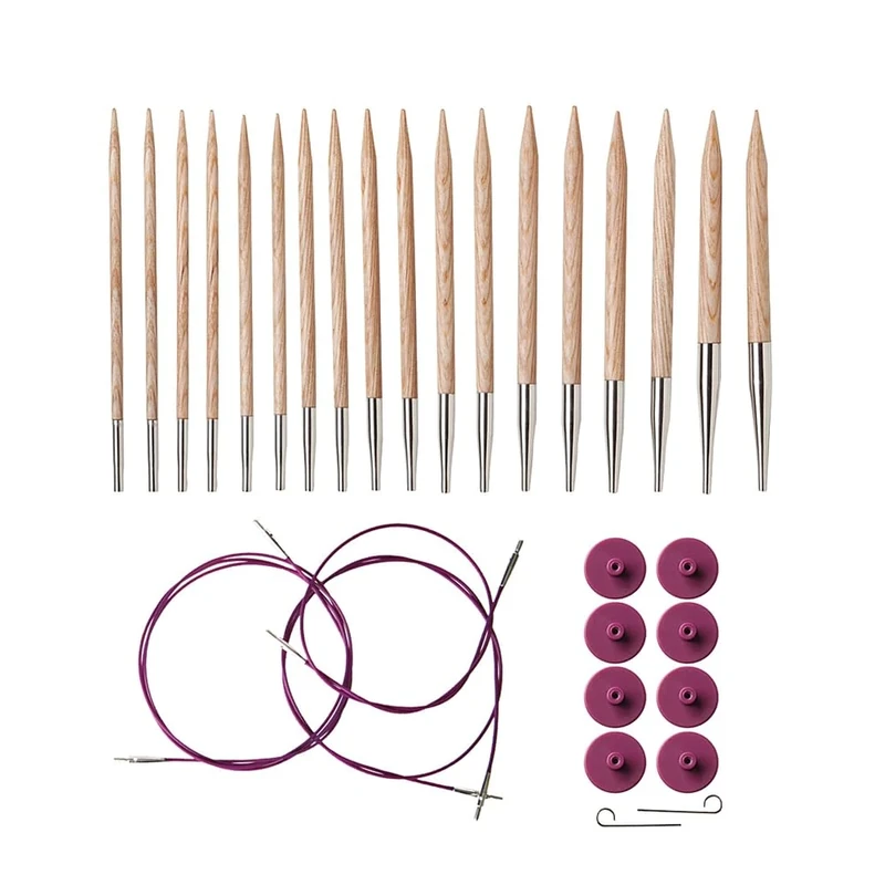 Options Sunstruck Wood Interchangeable Needle Set