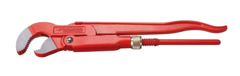 ROTHENBERGER Industrial Corner Pipe Wrench 45°, Ø: 60 mm, Length: 560 mm