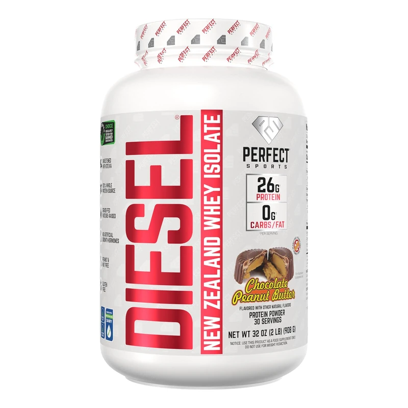 Sports Nutrition Source Diesel New Zealand Whey Isolate, 2.2 kg, Chocolate Peanut Butter - Image 1