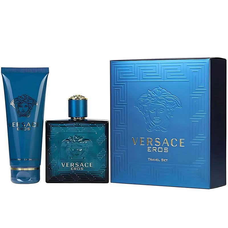 Eros by Versace Eau de Toilette Spray 100ml & Shower Gel 100ml