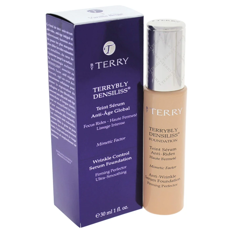 By Terry Terrybly Densiliss Foundation, Anti-Wrinkle Serum Foundation, 30 ml, 3 Vanilla Beige - Image 1