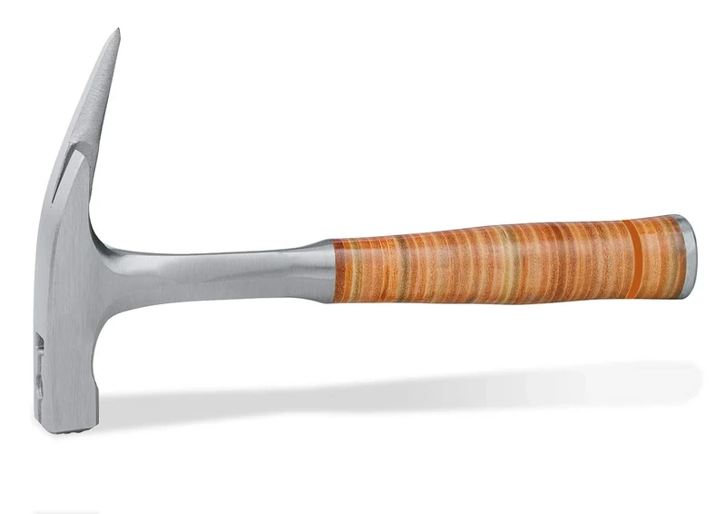 Edma 035955 Forged Carpenter's Hammer 1 Piece All Steel - Leather Handle - Magnetic Nail Holder