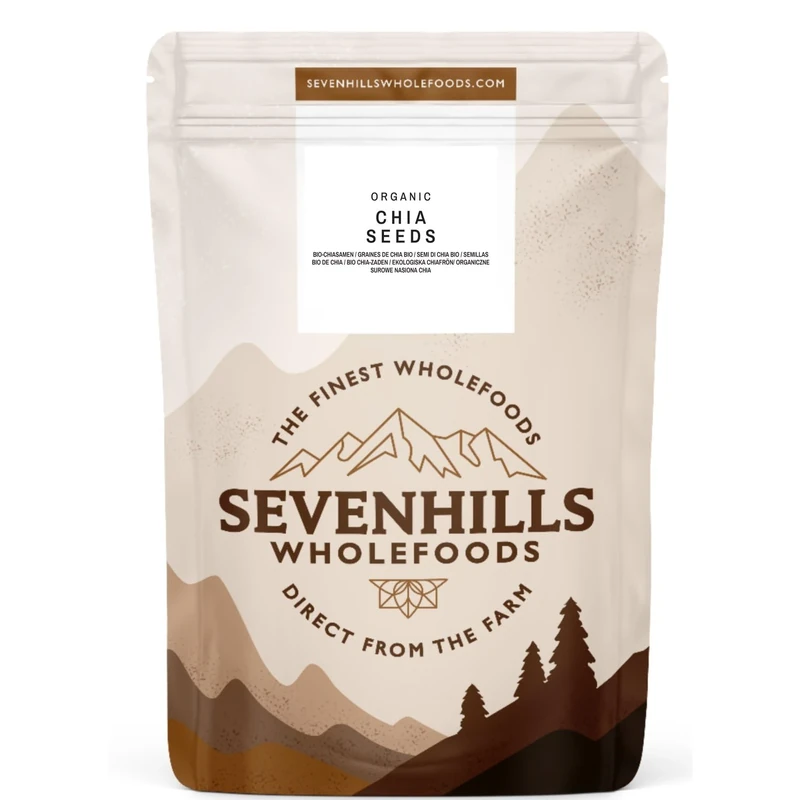Sevenhills Wholefoods Organic Chia Seeds 1kg, Source of Omega 3, Protein, Fibre