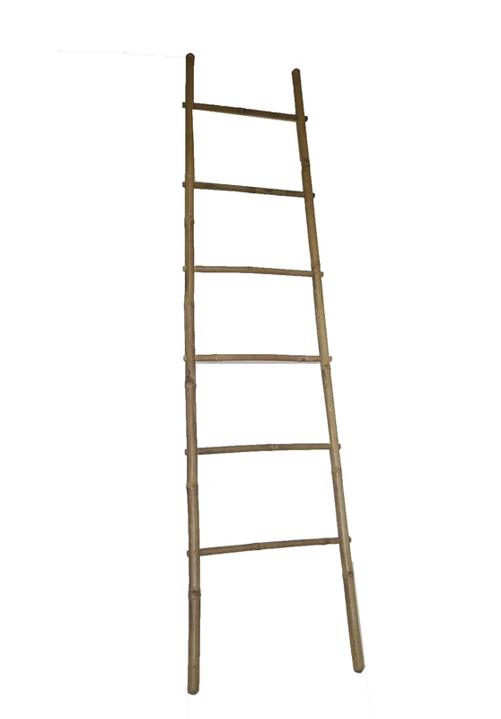 MGP BLR-72 Bamboo Ladder Rack, Blonde, 72-Inch - Image 1
