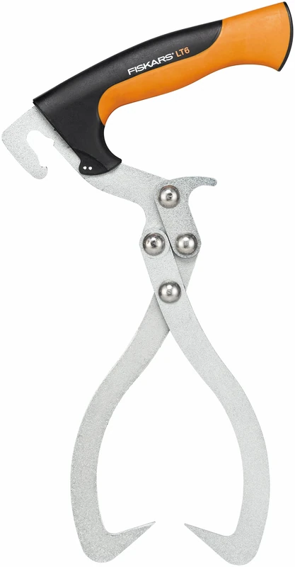 Fiskars WoodXpert Log Tongs, Case included, Black/Orange, 1003625