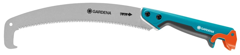 GARDENA combisystem 300 P Bent: Pruning Saw for Perfect Results, Saw Blade Length: 340 mm, Hard Chrome Plated, Abrutschstopp, Precision Teething with 3-Side Grinding (8739-20)