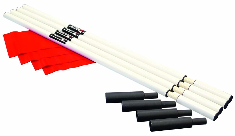 Precision Pro Corner Posts - White, 6 Ft