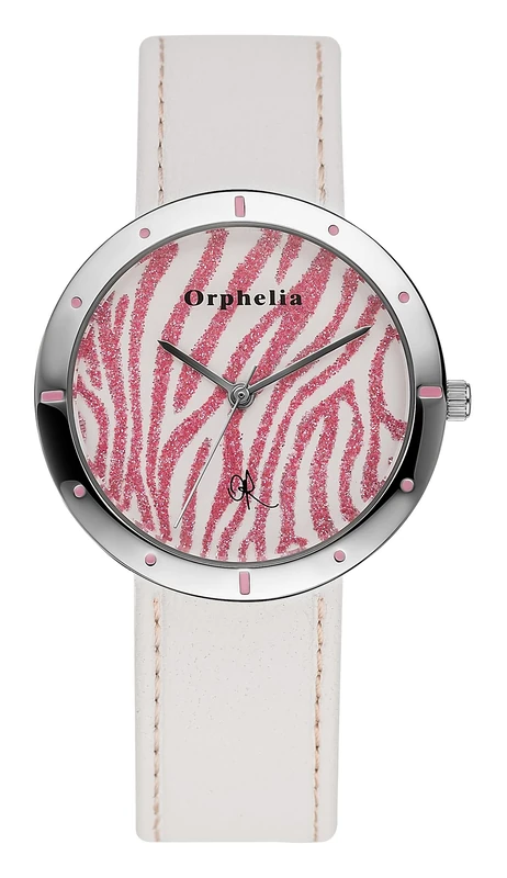 Orphelia Women's Quartz Watch with Black Dial Analogue Display and Gold Leather OR22170971 XS