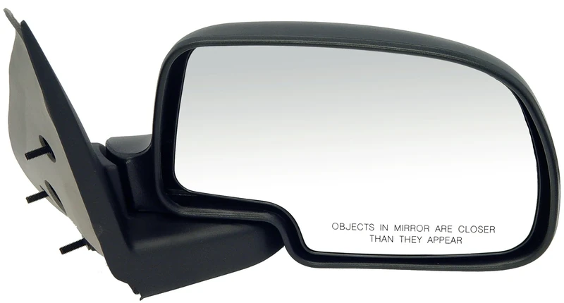 Dorman 955-1180 Passenger Side Manual Door Mirror - Folding for Select Chevrolet/GMC Models, Black