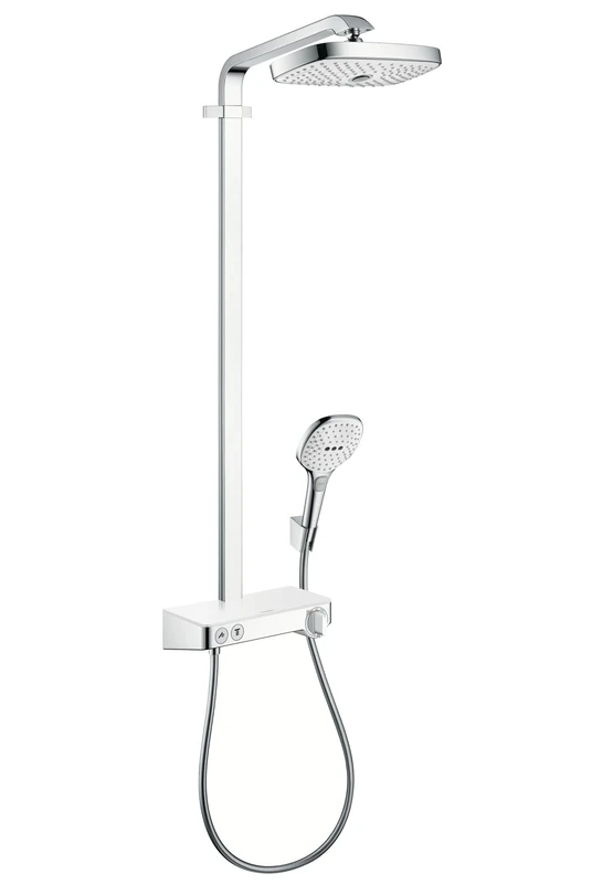 hansgrohe Raindance Select E Showerpipe 300 2jet with ShowerTablet Select 300