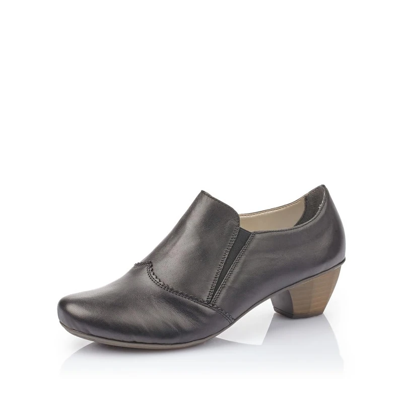Rieker 41751 Women’s Closed-Toe Pumps, Black (Nero), 5 UK